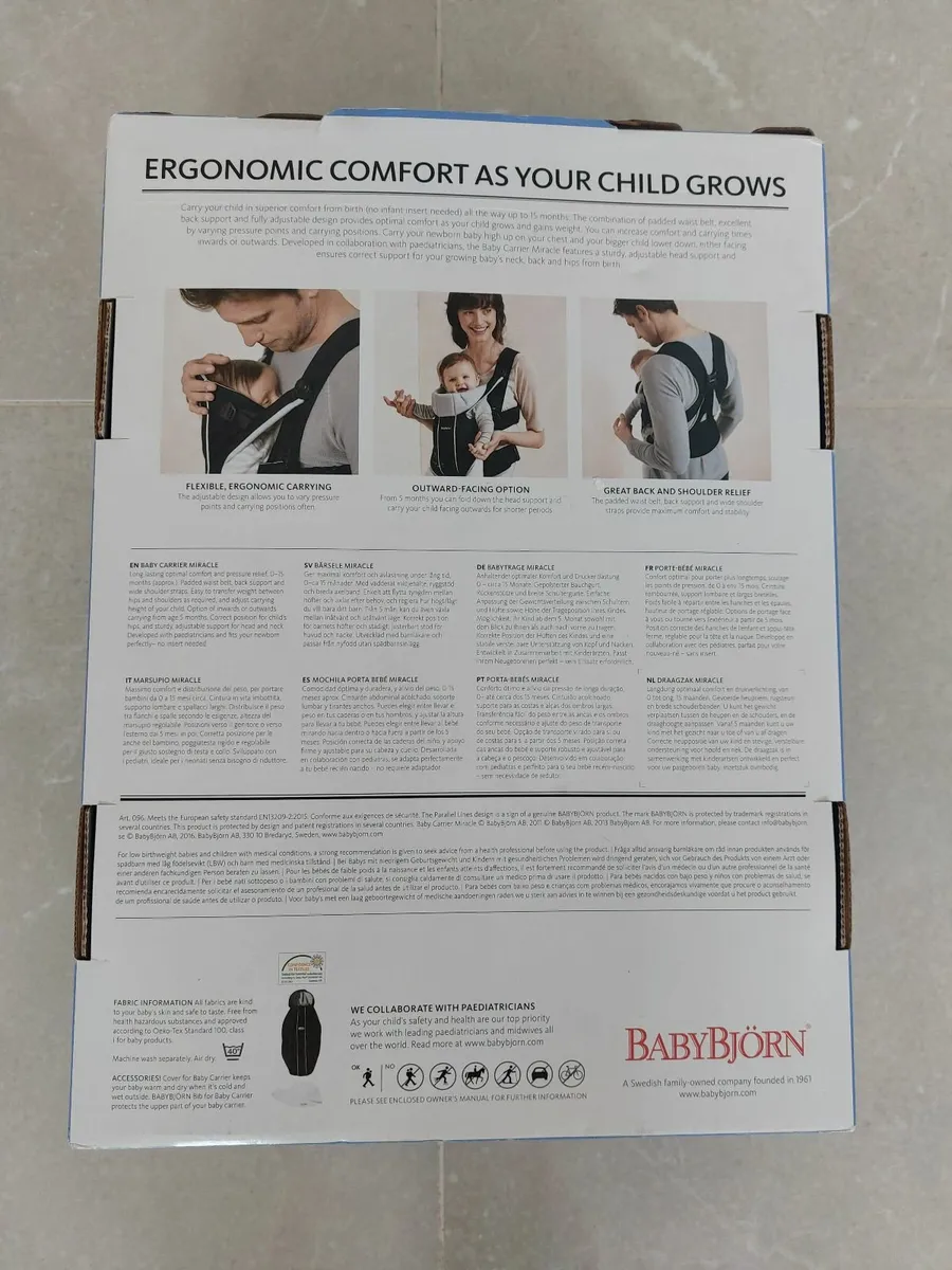 Baby Bjorn Baby Carrier Miracle - Image 1