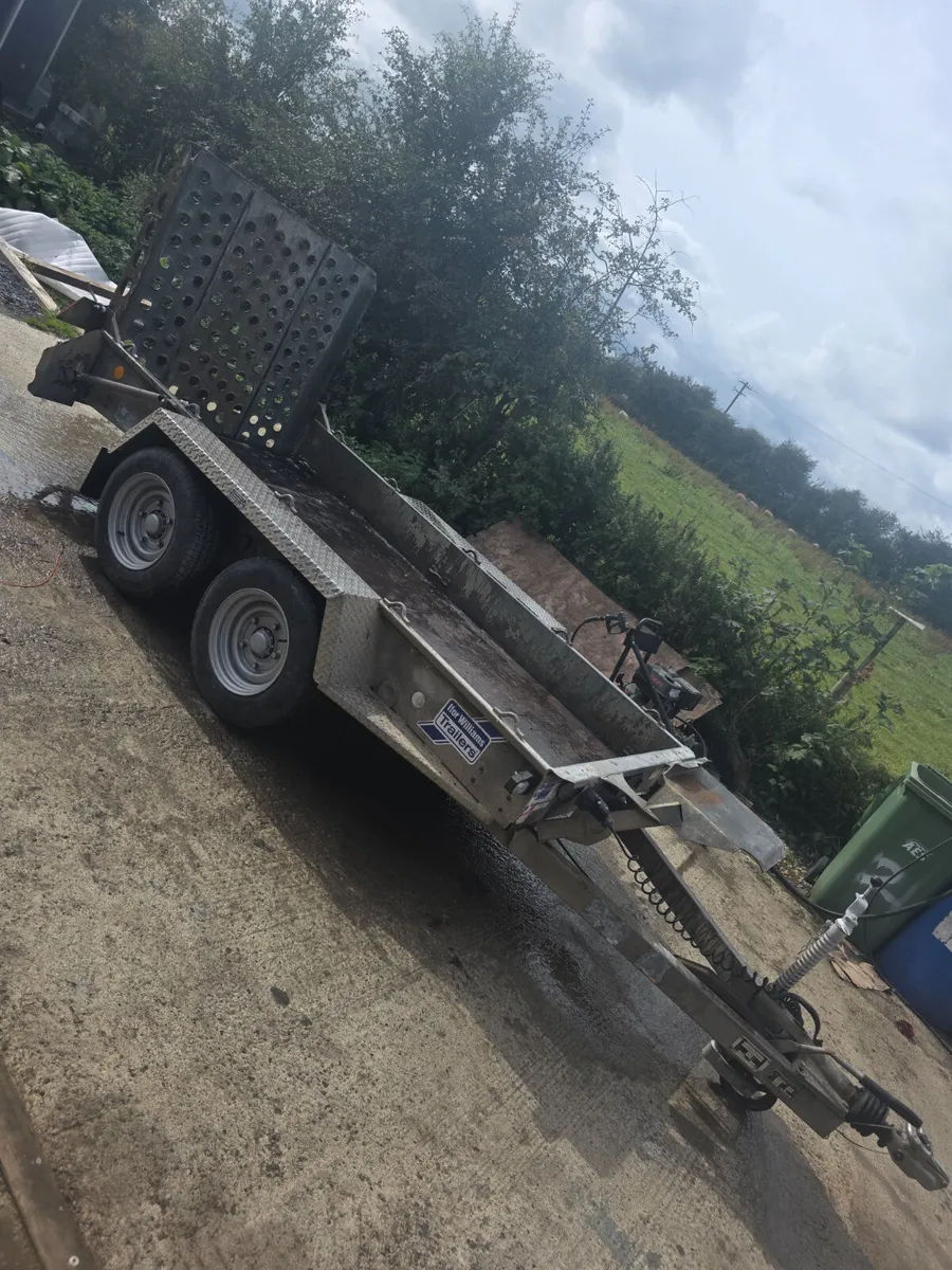 Ifor Williams 9x4 plant trailer - Image 1
