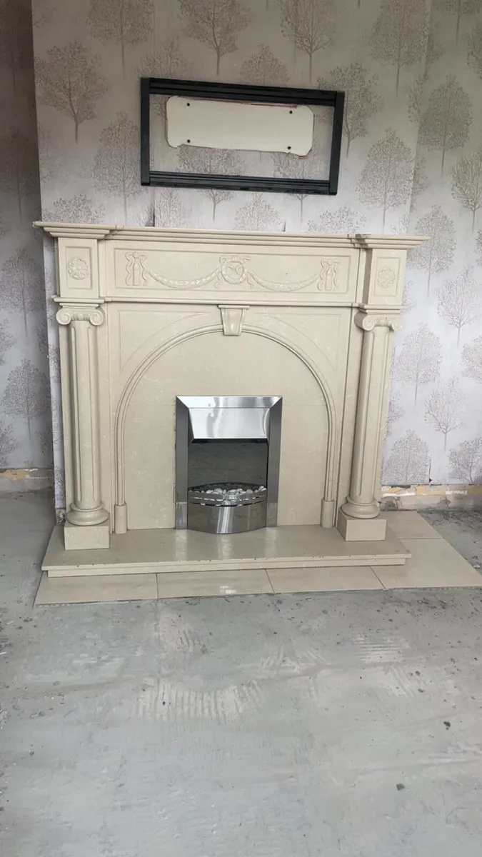 Fire place surrounding