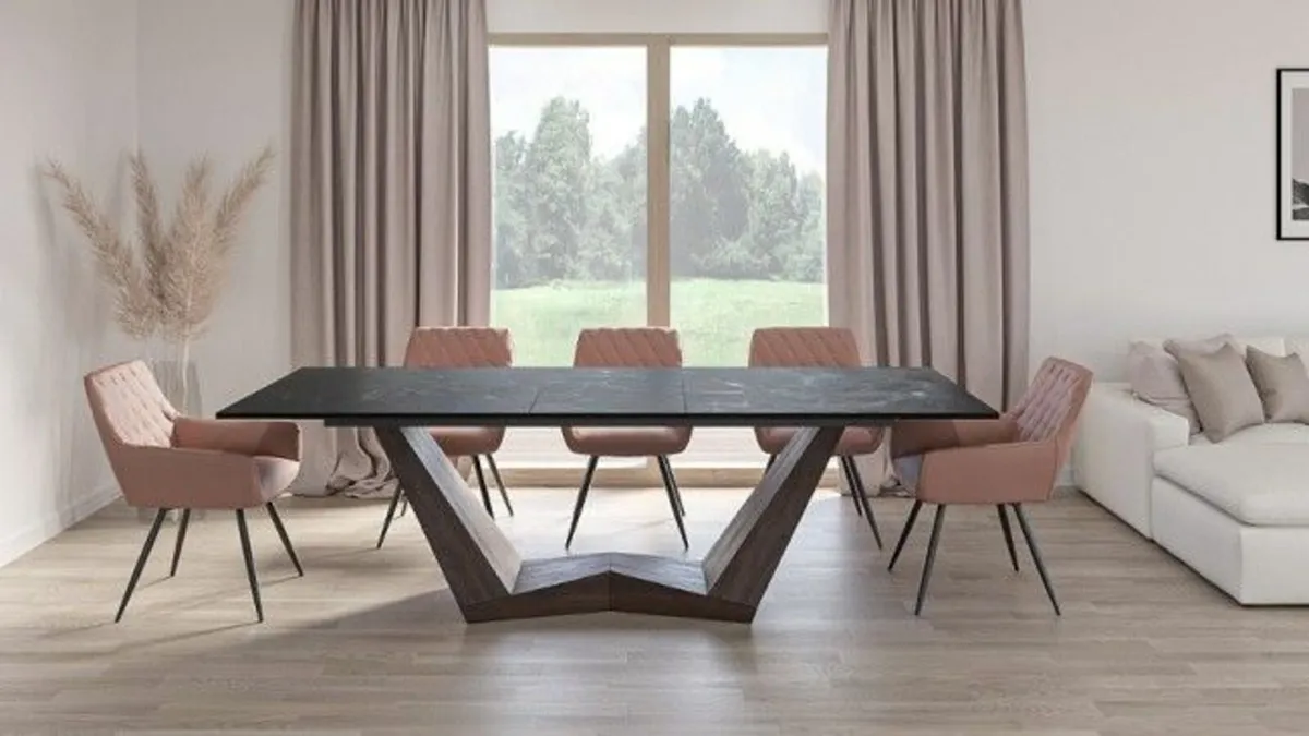 BONUCCI CERAMIC DINING TABLE SET - Image 1