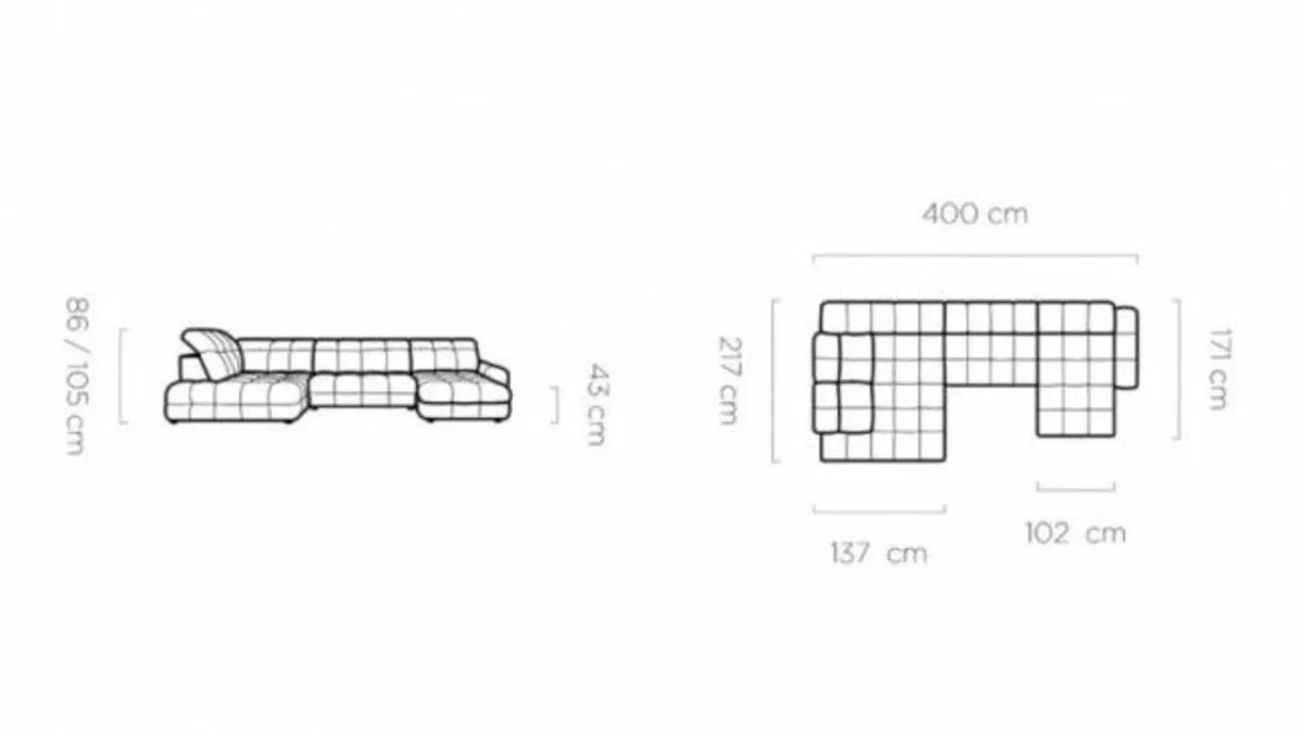 TOLLO XL CORNER SOFA BED - Image 2