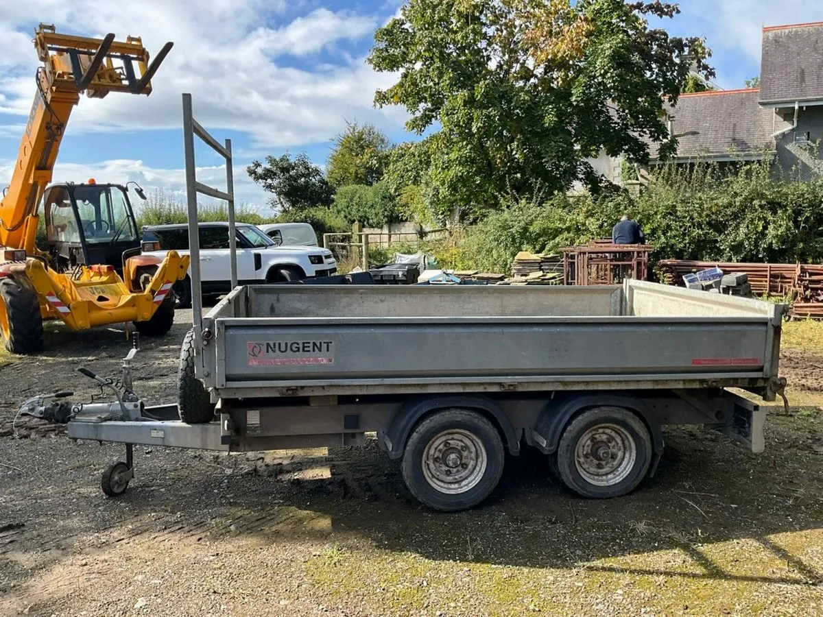NUGENT 10ft x 5ft 3500KGS TIPPING TRAILER - Image 2