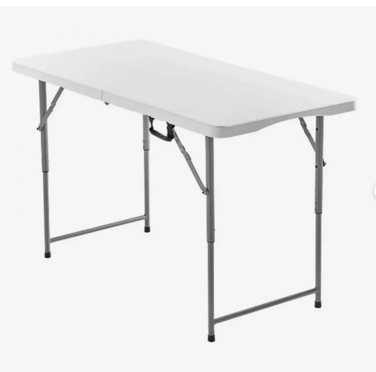 Folding Table, 4 Ft Heavy Duty Portable - Image 4