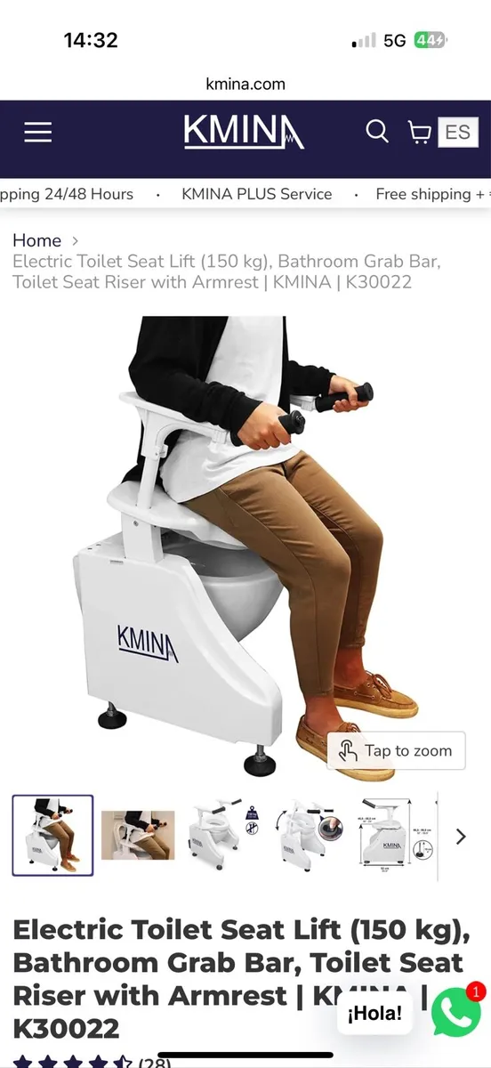 KMINA PRO TOILET FRAME/LIFT - Image 2