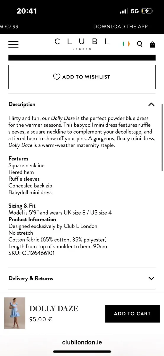Maternity Dress - Image 2