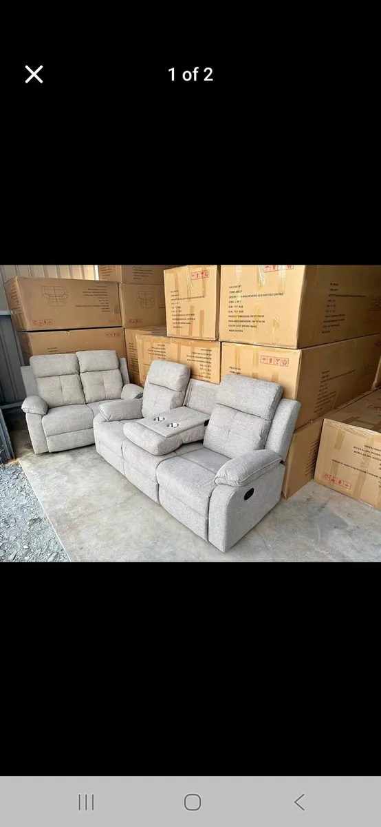 Brand new abbey 3 plus 2 recliners reduced