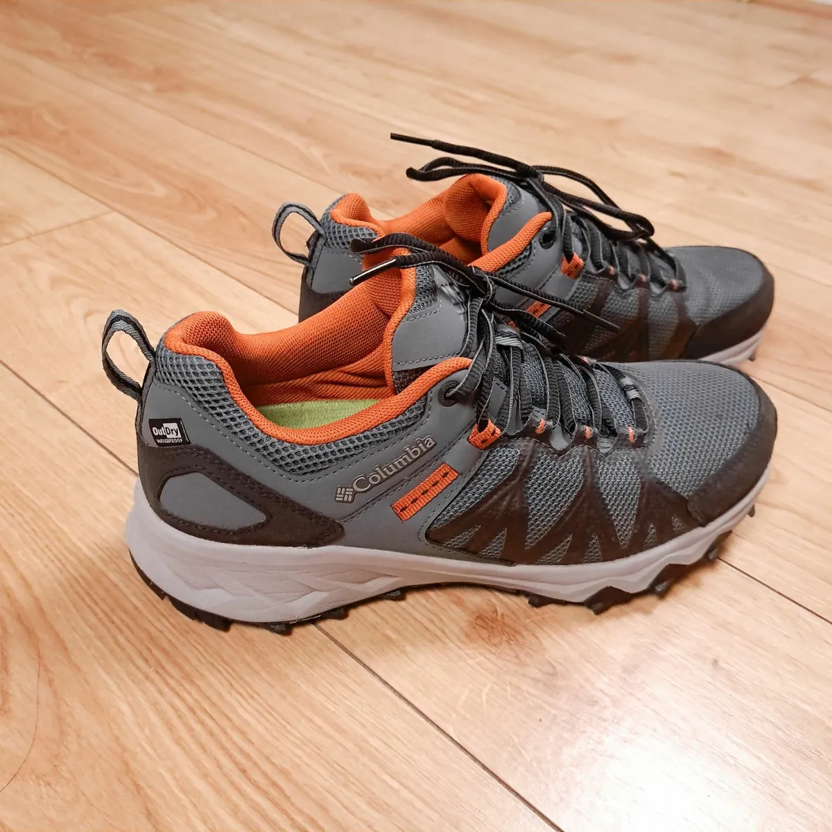 Columbia Grey Peakfreak II OutDry Hiking Shoes 8UK - Image 1