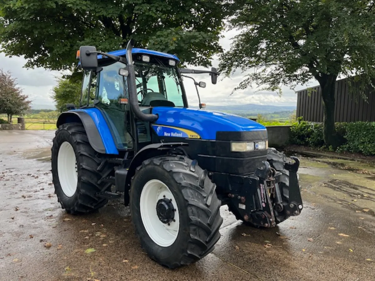 2007 New Holland TM 130 R/Command c/w F/Link & PTO - Image 1