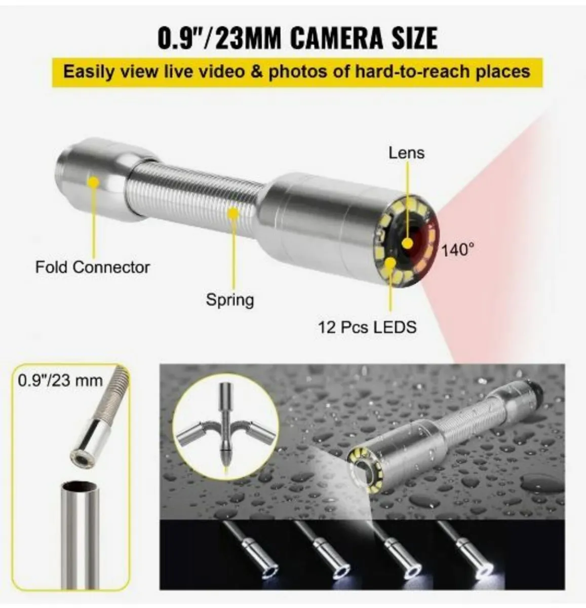 Cable Pipe Inspection Camera Kit - Image 2