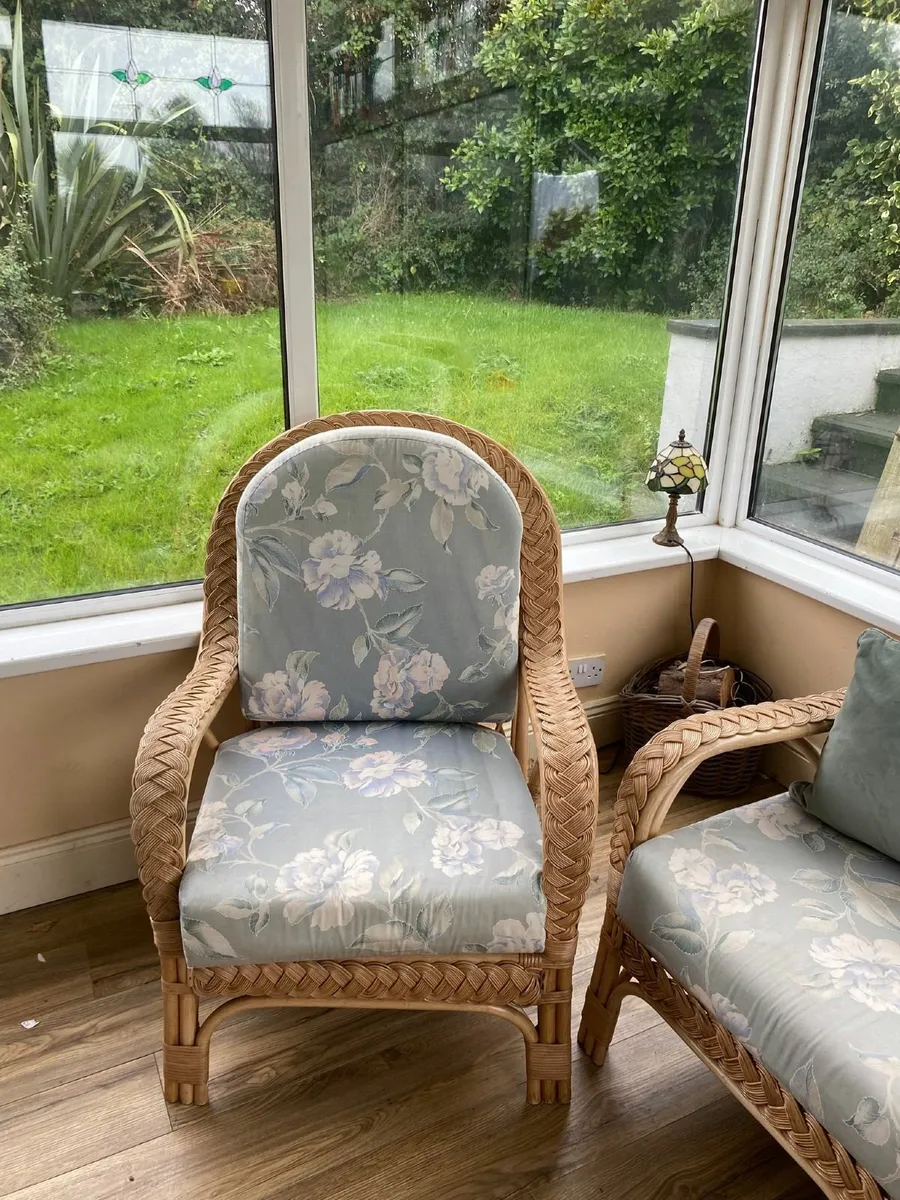 Wicker Conservatory Furniture Set - Image 3