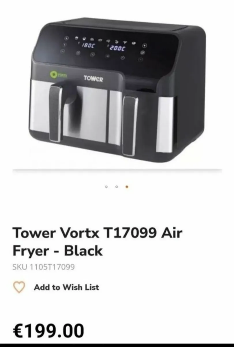 Tower Vortex Dual Airfryer - Image 2