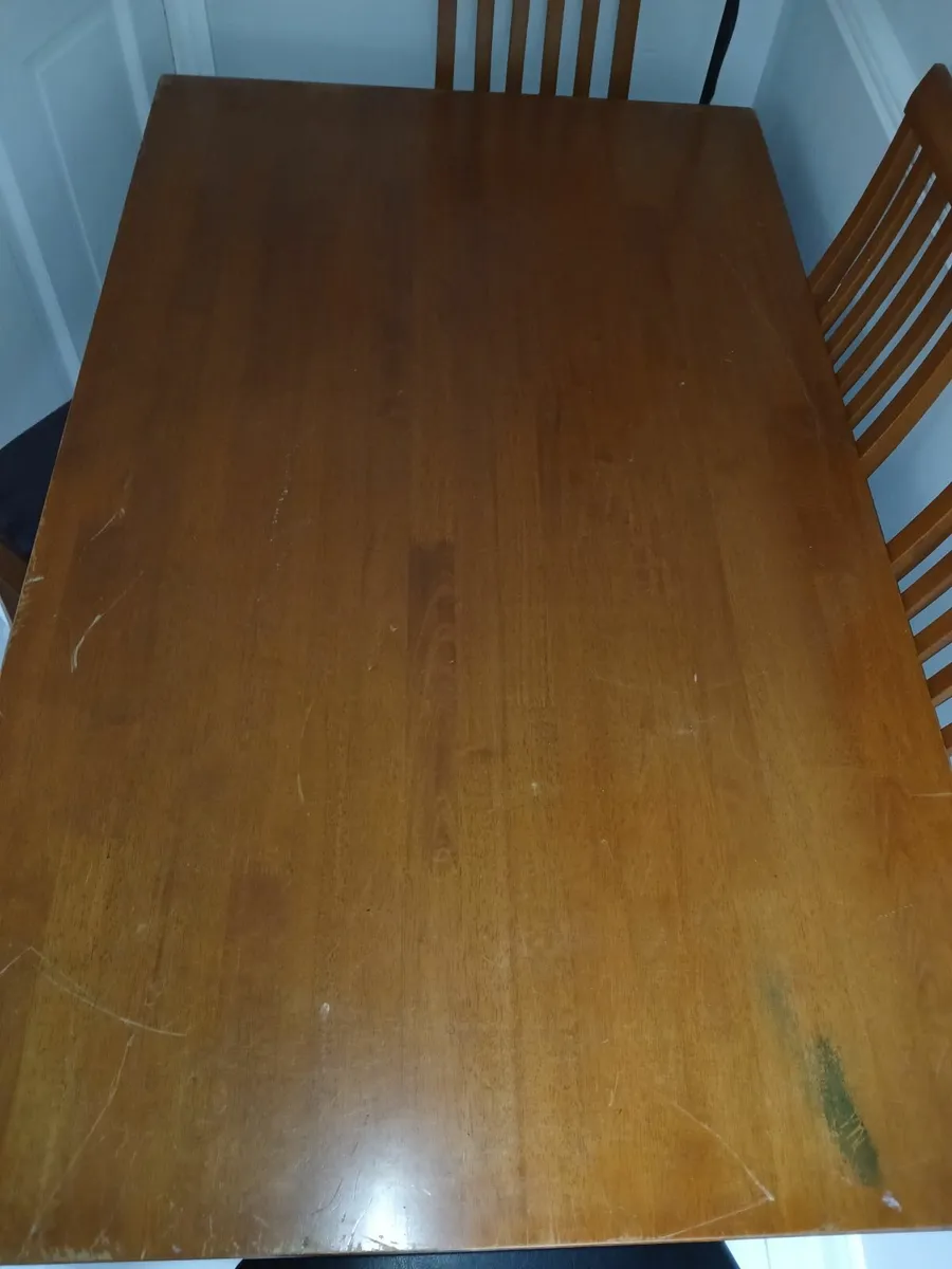 Dining table with 6 chairs - Image 3