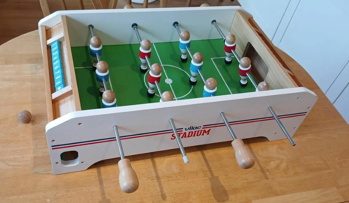 VILAC - Mini Wooden Table Football - Image 4