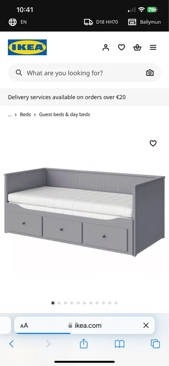 Ikea Hemnes day bed - Image 2