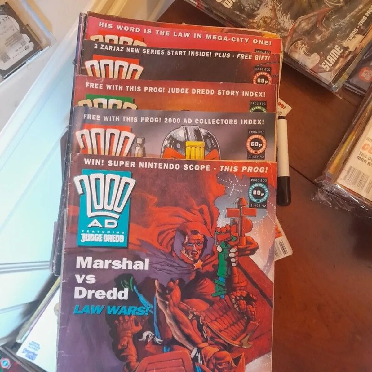 2000 AD Judge Dredd comics - Image 1