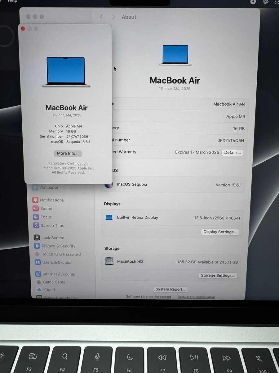 MacBook Air M4 13” 2025 | 100% Battery - Image 4