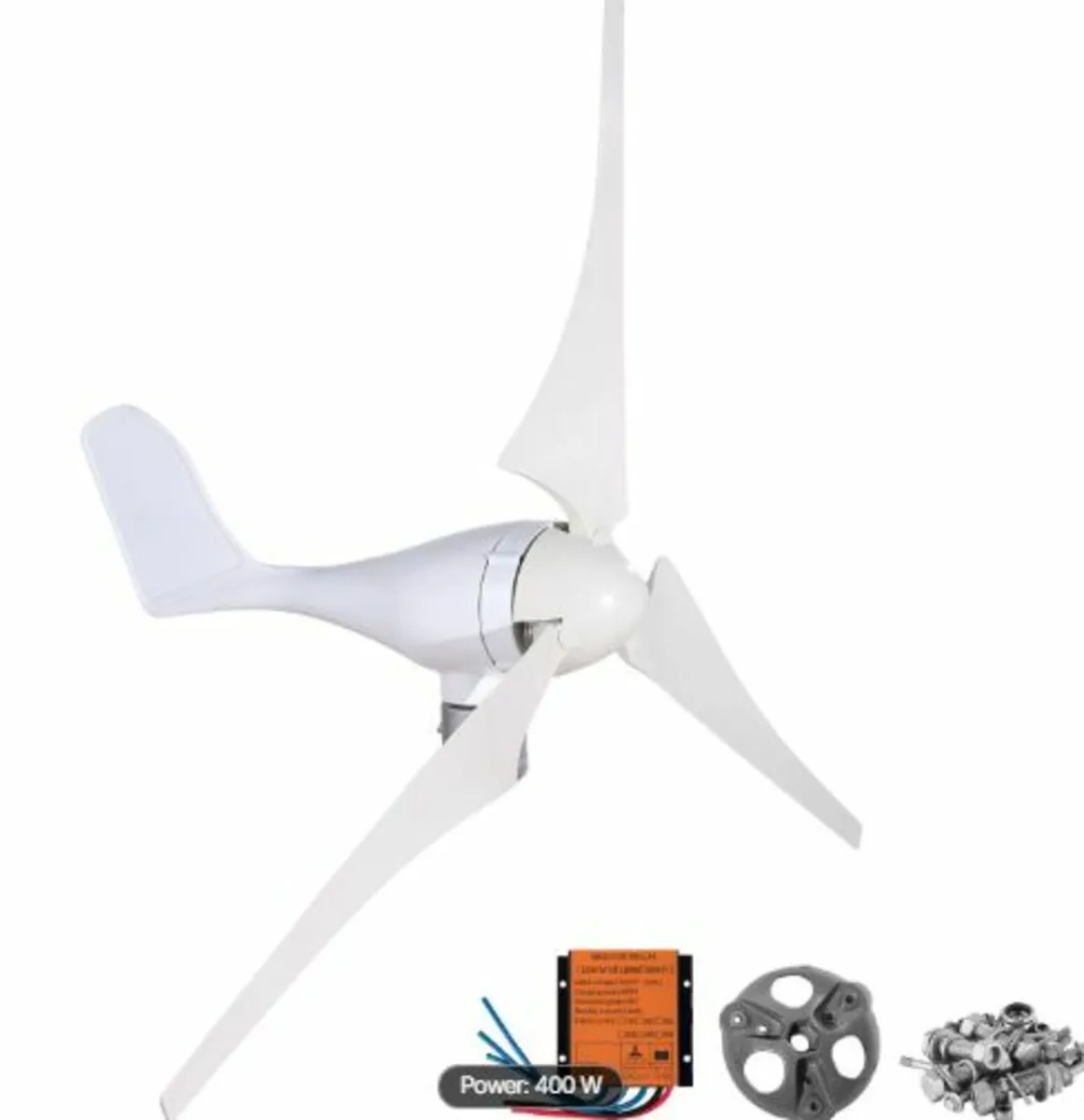 Wind Turbine, 400W 12V Wind Turbine Generator Kit, - Image 3