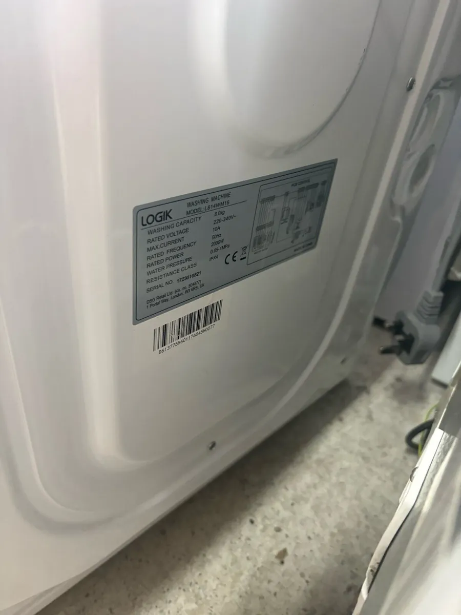 Logik washing machine 6kg - Image 3