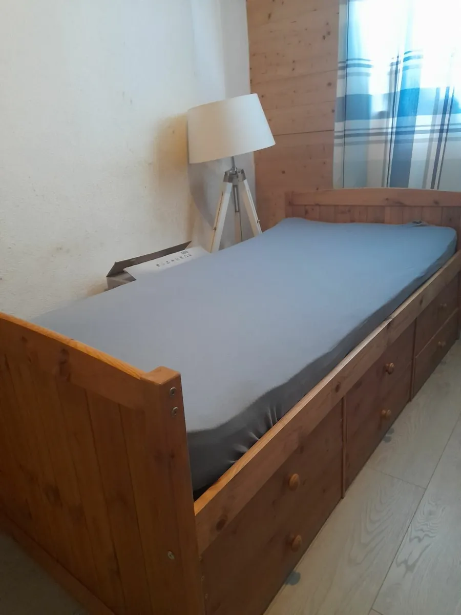 Pine cabin bed with 6 drawers - Image 3