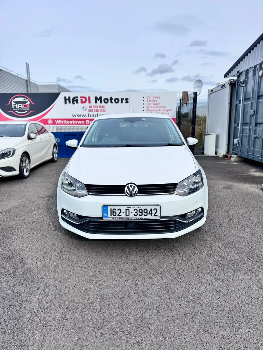 VOLKSWAGON POLO 2016 WHITE - Image 1