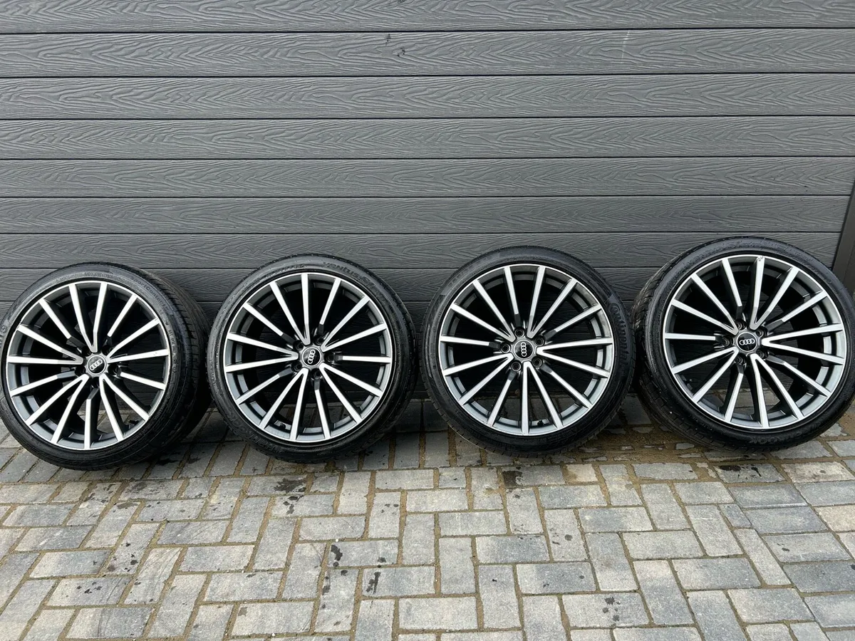 19” GENUINE AUDI A5 S-LINE  ALLOY WHEELS & TYRES - Image 2