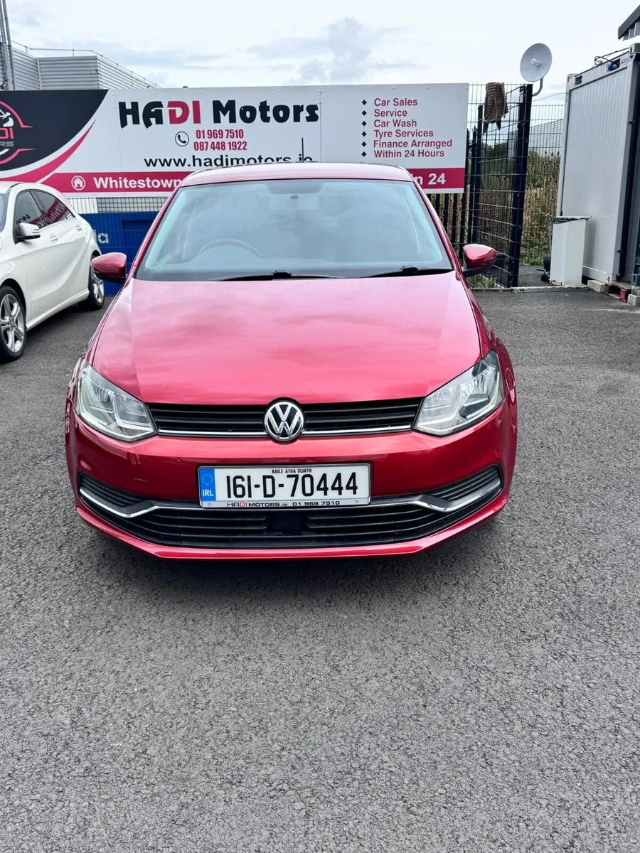 VOLKSWAGON POLO 2016 RED - Image 1