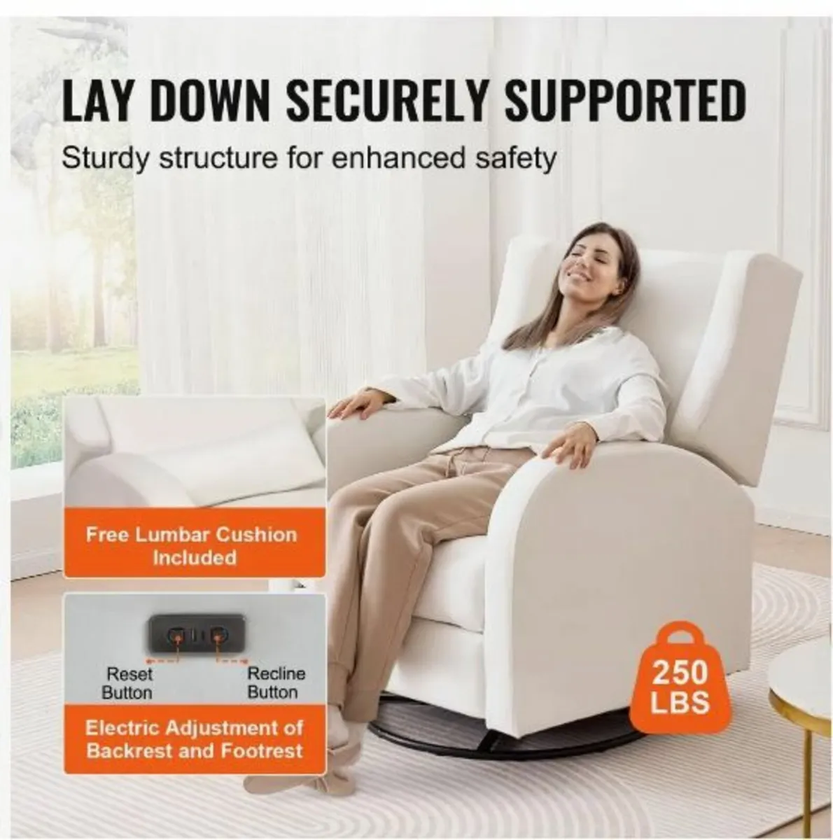 Electronic Power Recliner and Swivel Glider - Image 2