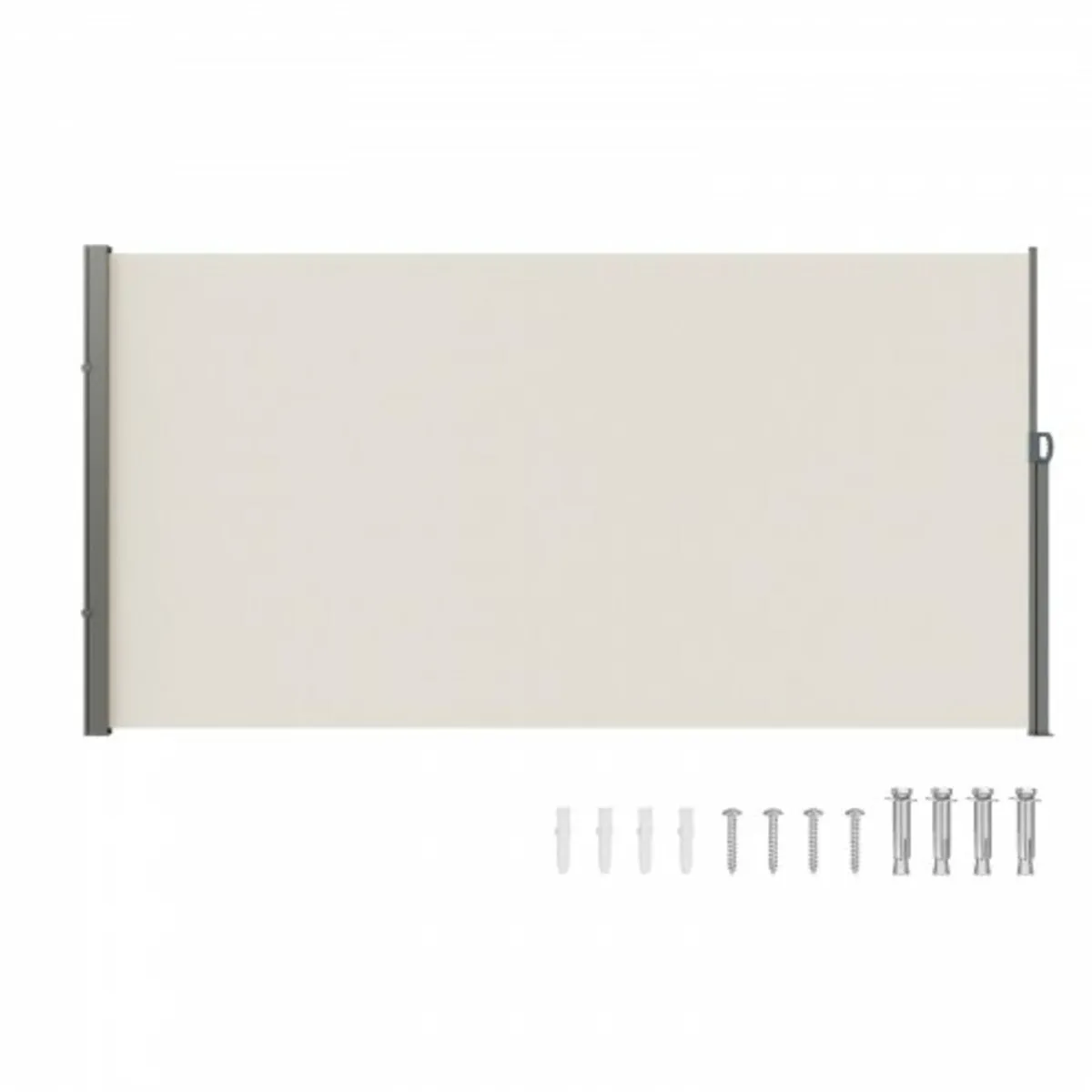 Retractable Side Awning, 71''x 138'' Outdoor Priva - Image 1