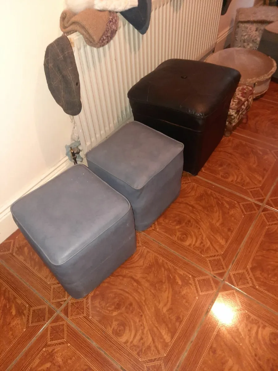 vintage footstools - Image 2
