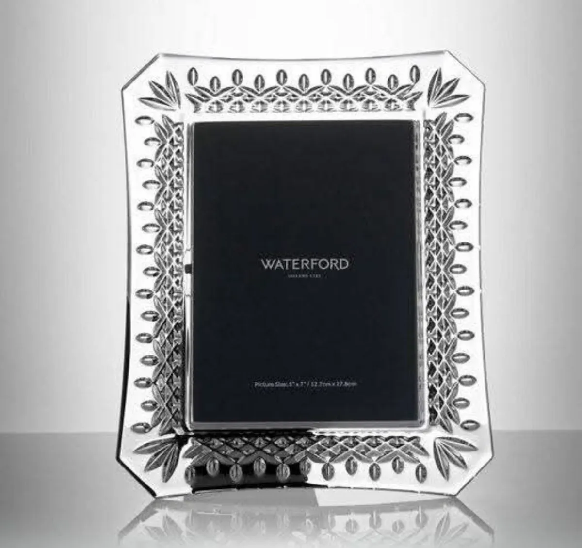 Waterford Lismore 5x7 Crystal Picture Frame – New - Image 1
