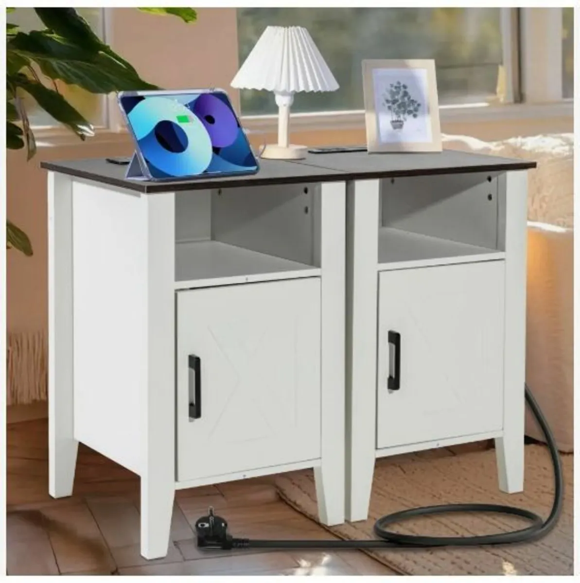 Farmhouse End Table, Set of 2 - Image 2