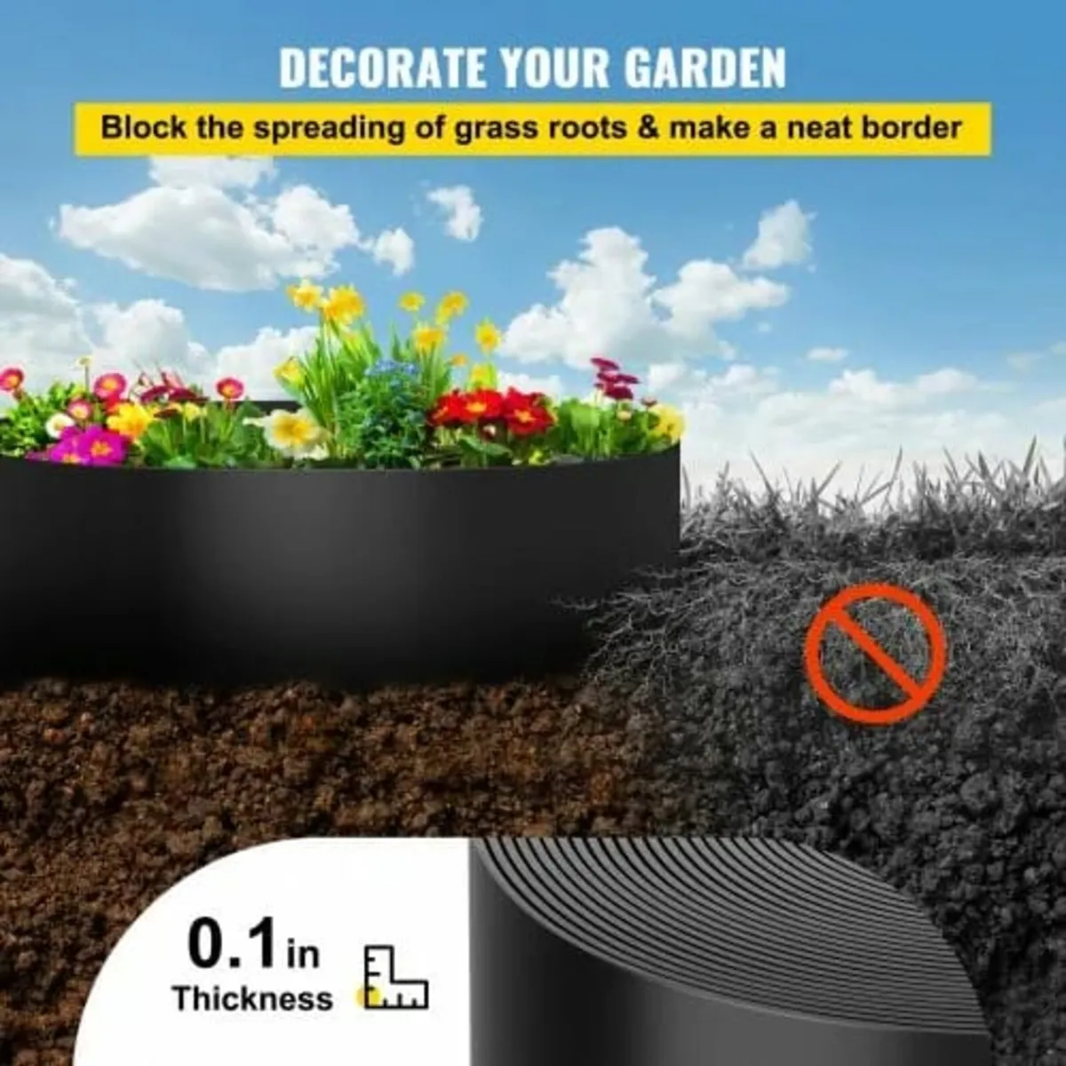 Landscape Edging, 25.4 cm Depth 45.7 m Total Lengt - Image 4