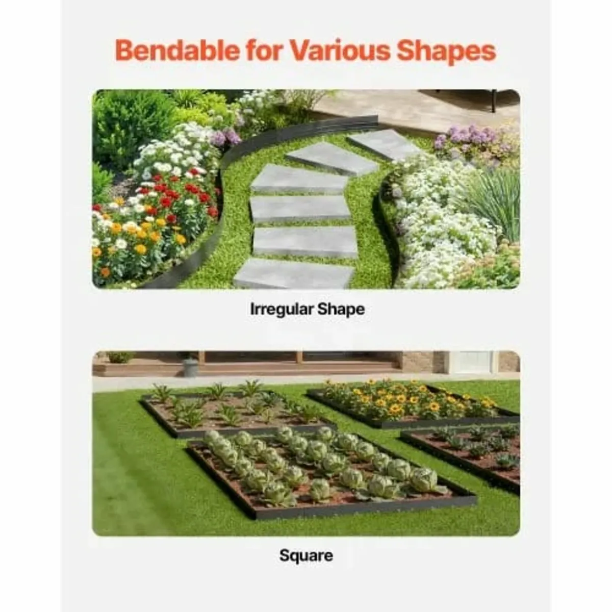 Metal Landscape Edging 10Packs 60in Rust-Resistant - Image 4