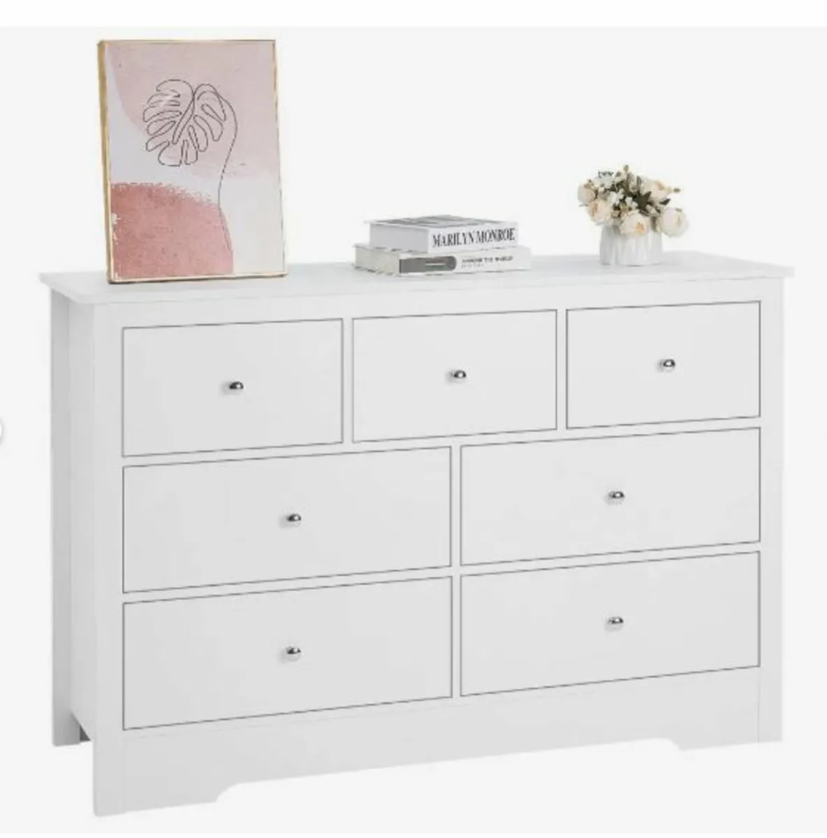 7 Drawer Dresser, Wooden Chest - Image 1