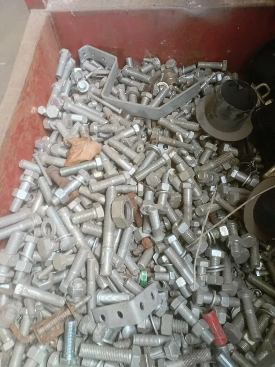 Bolts all different sizes 70mm 100mm with washers - Image 1