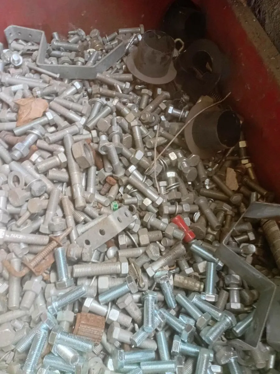 Bolts all different sizes 70mm 100mm with washers - Image 3
