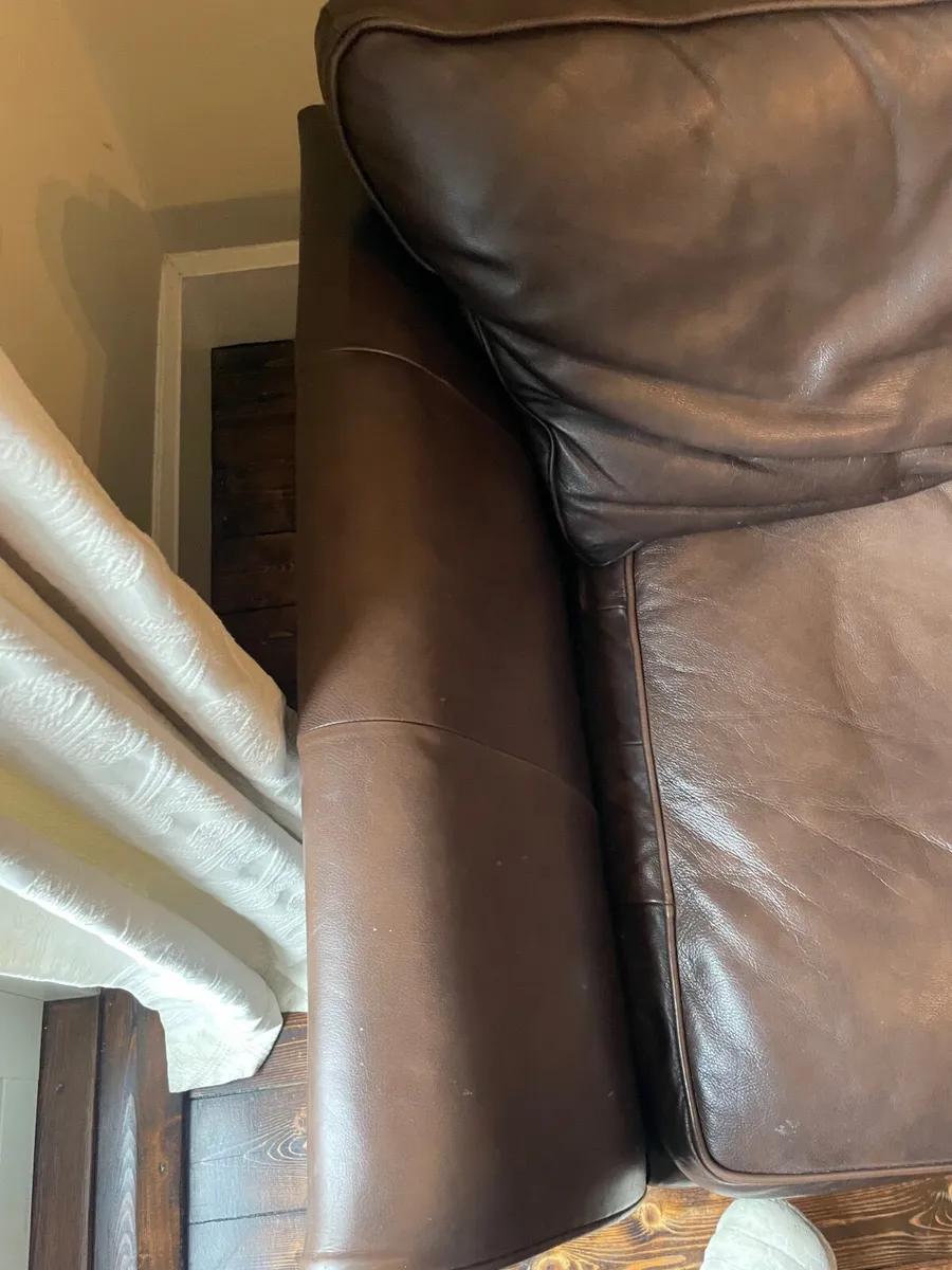 Marks and Spencer Leather Sofa - Image 4