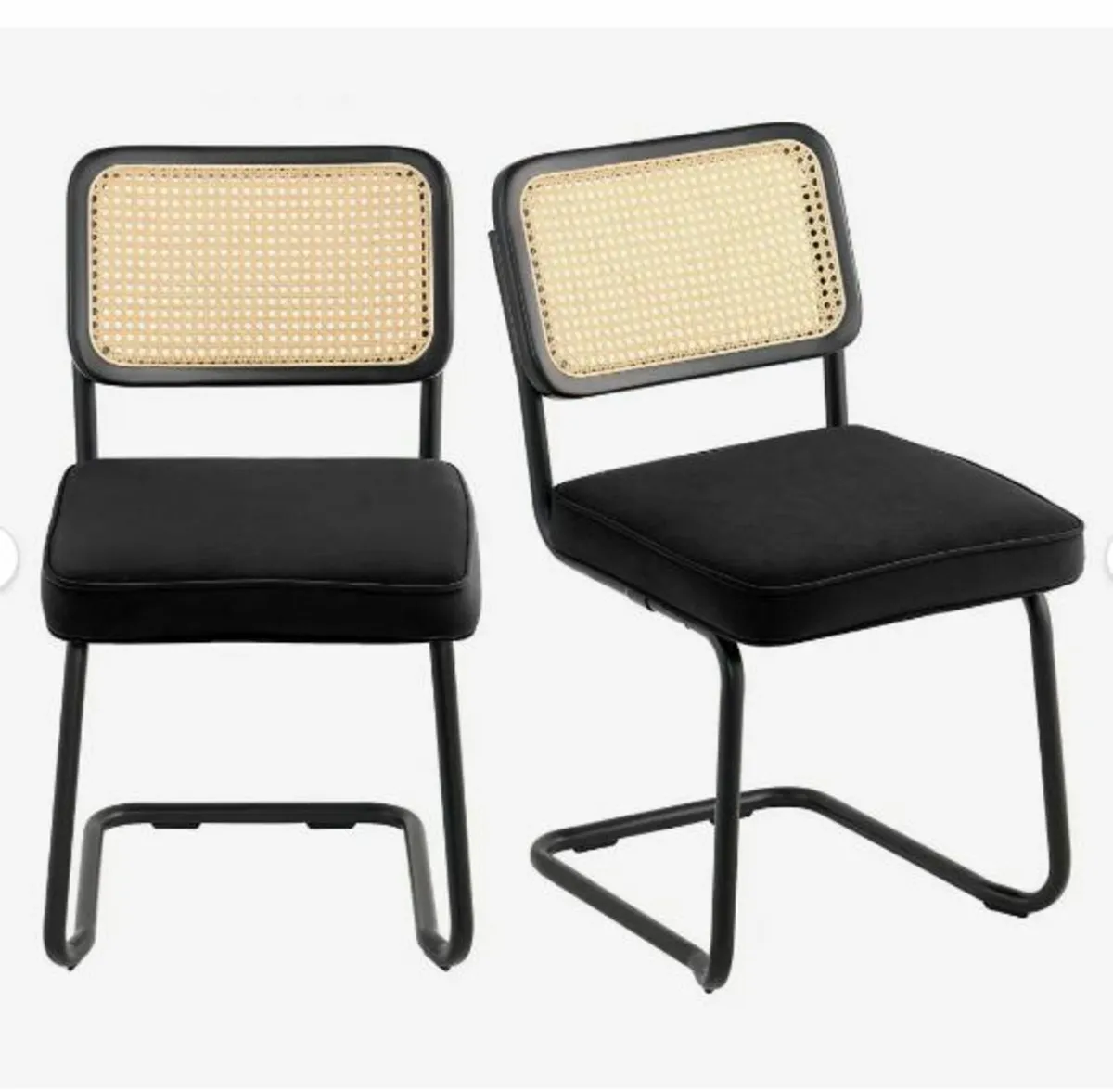Rattan Chairs, Set of 2, Mid Century - Image 3