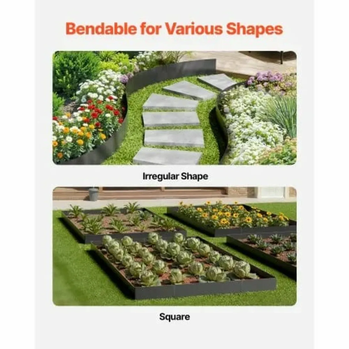 Steel Landscape Edging 3 Packs 40 x 8 in Rust-Resi - Image 4