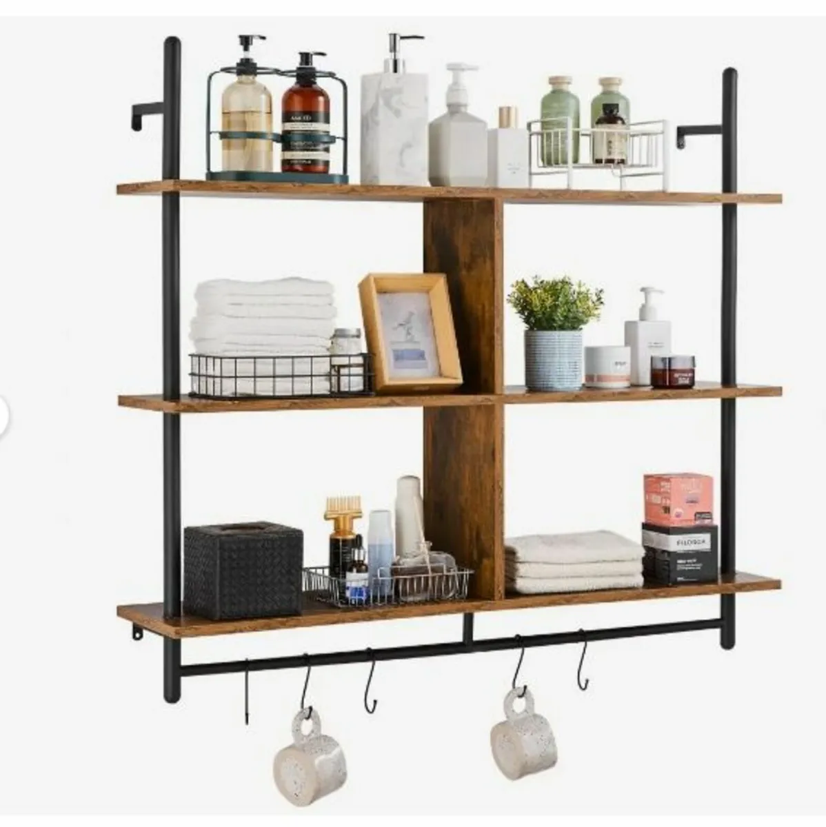 Industrial Pipe Shelf - Image 1