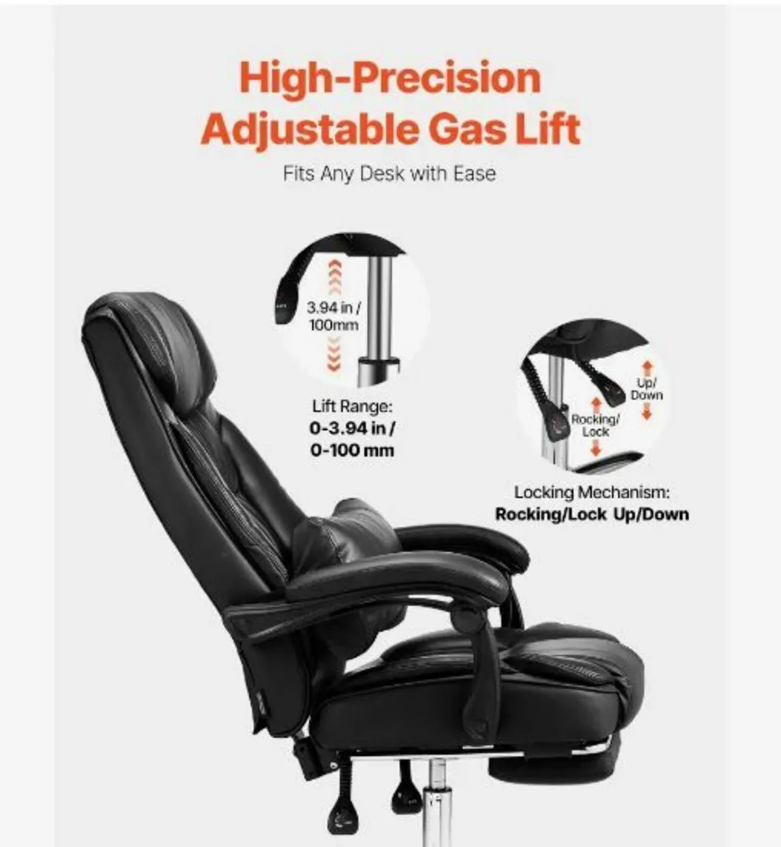Executive Chair, High Back Office Chair - Image 1
