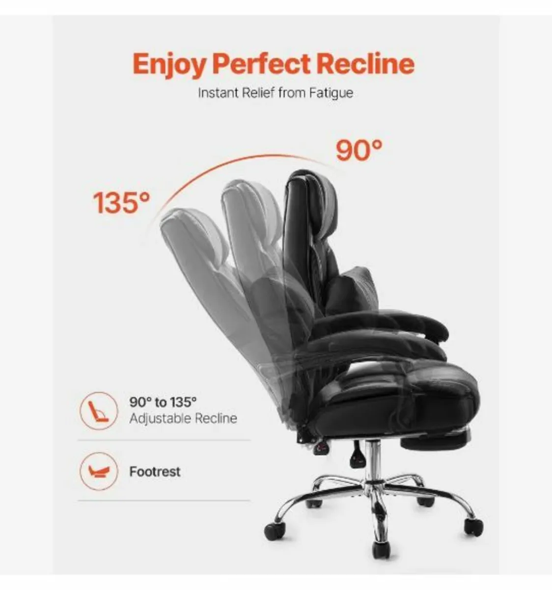 Executive Chair, High Back Office Chair - Image 3
