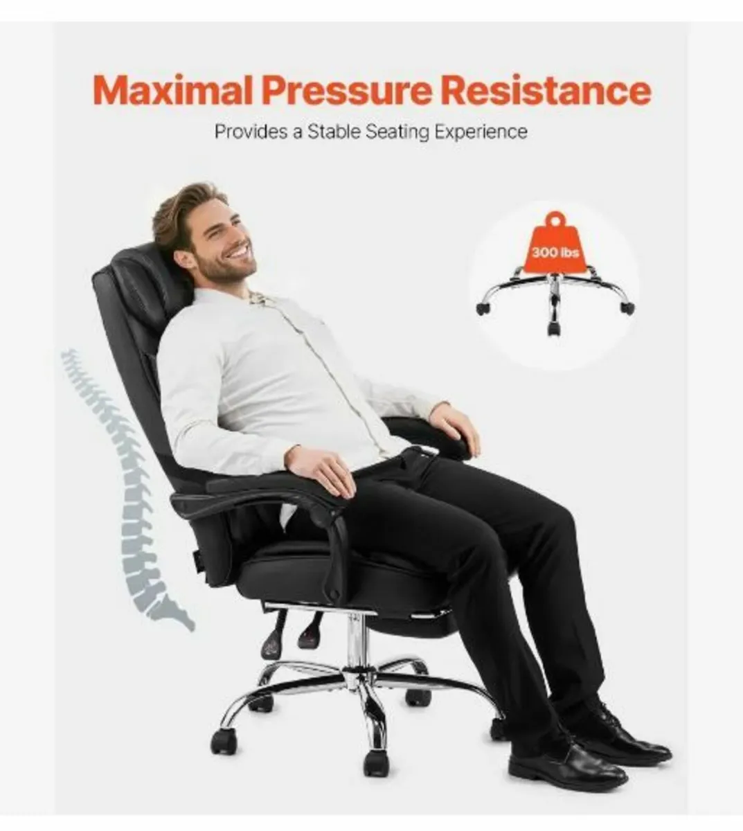 Executive Chair, High Back Office Chair - Image 4