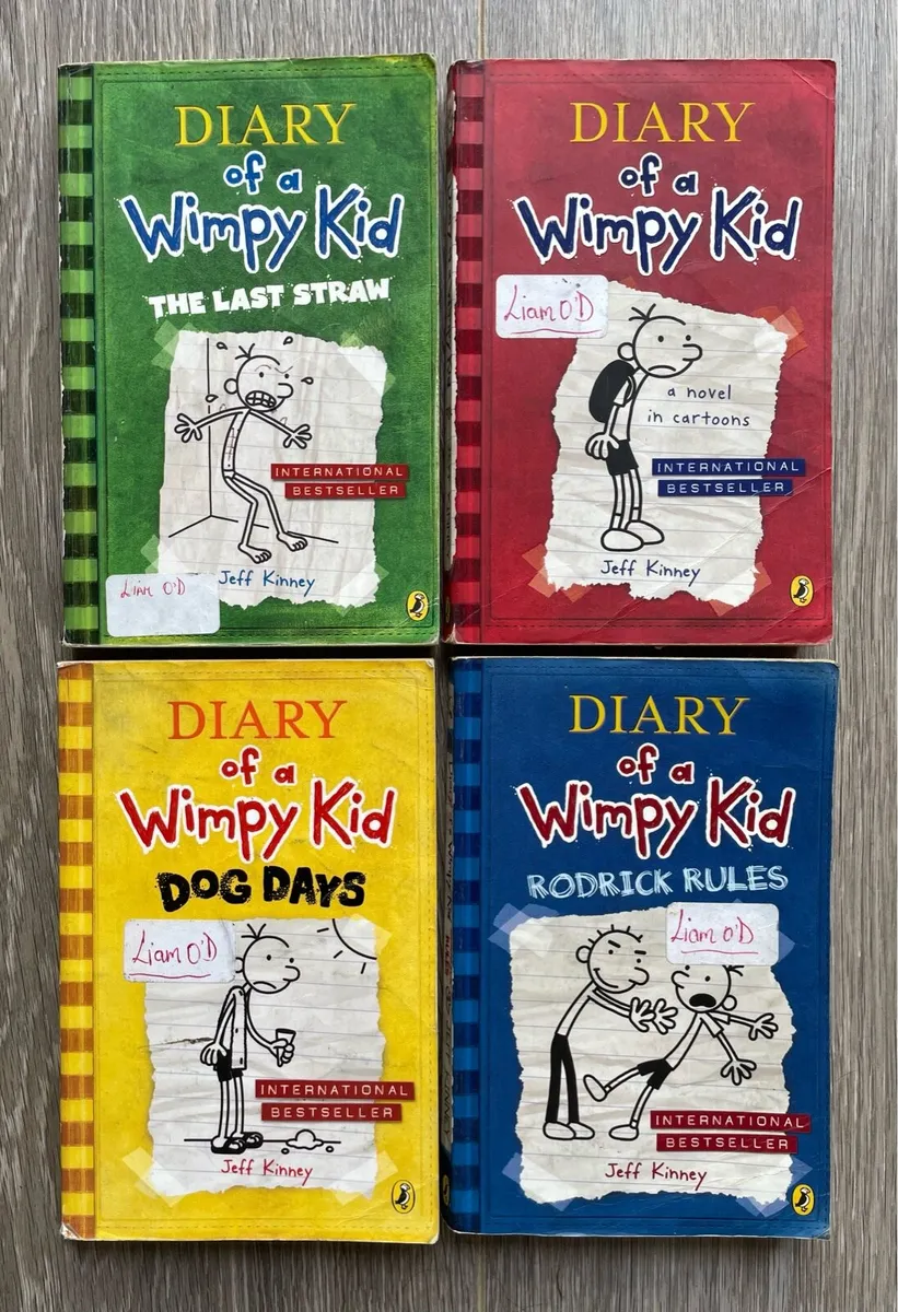 Kids Books Bundle - 4 Wimpy Kid Books
