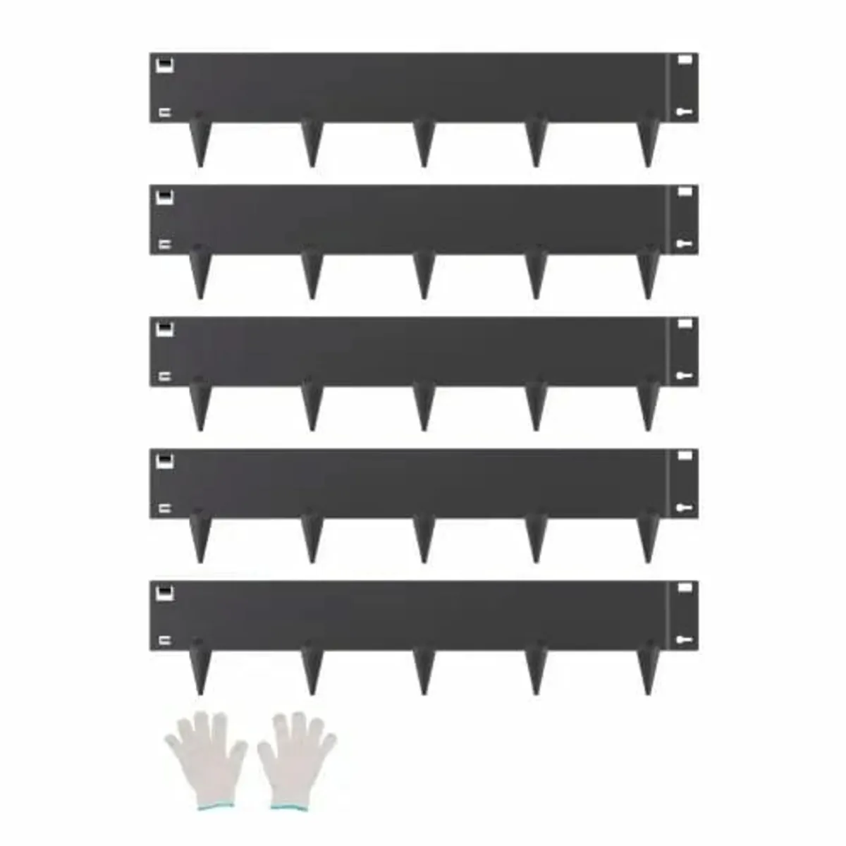 Steel Landscape Edging 5 Packs 39 x 5in Rust-Resis - Image 1