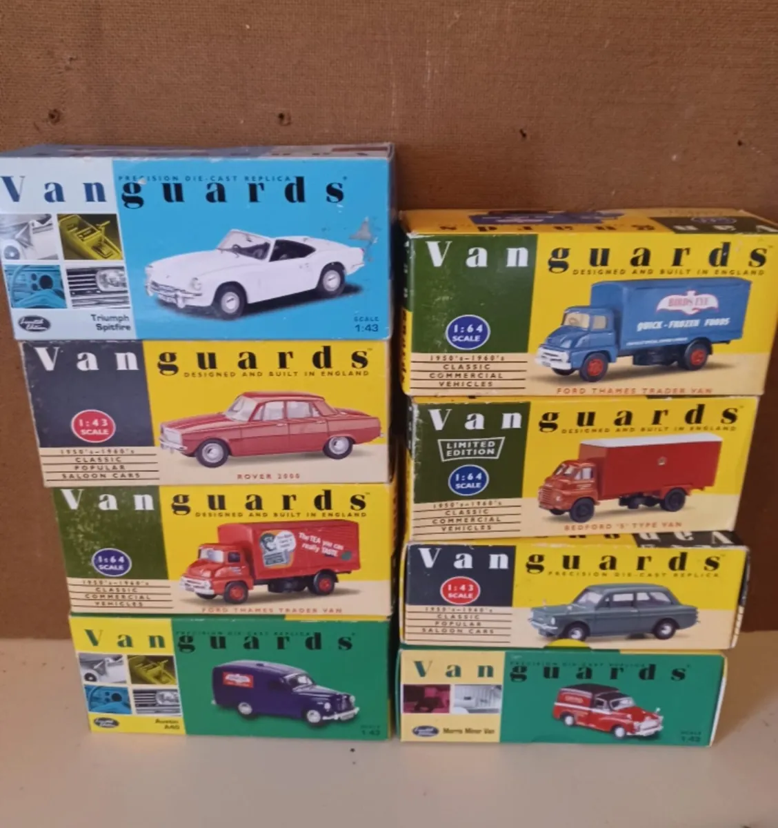 DIE. CAST MODELS .. VANGUARDS.. 25 EACH ..