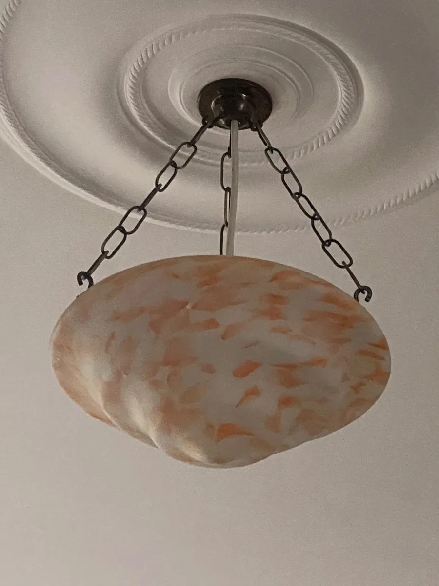 Vintage pendant light shade (fly catcher style) - Image 1