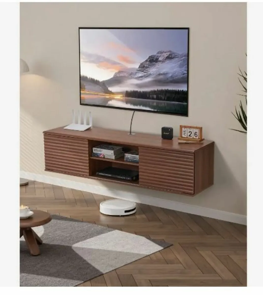 Floating TV Stand, 60" Wall Mount - Image 4