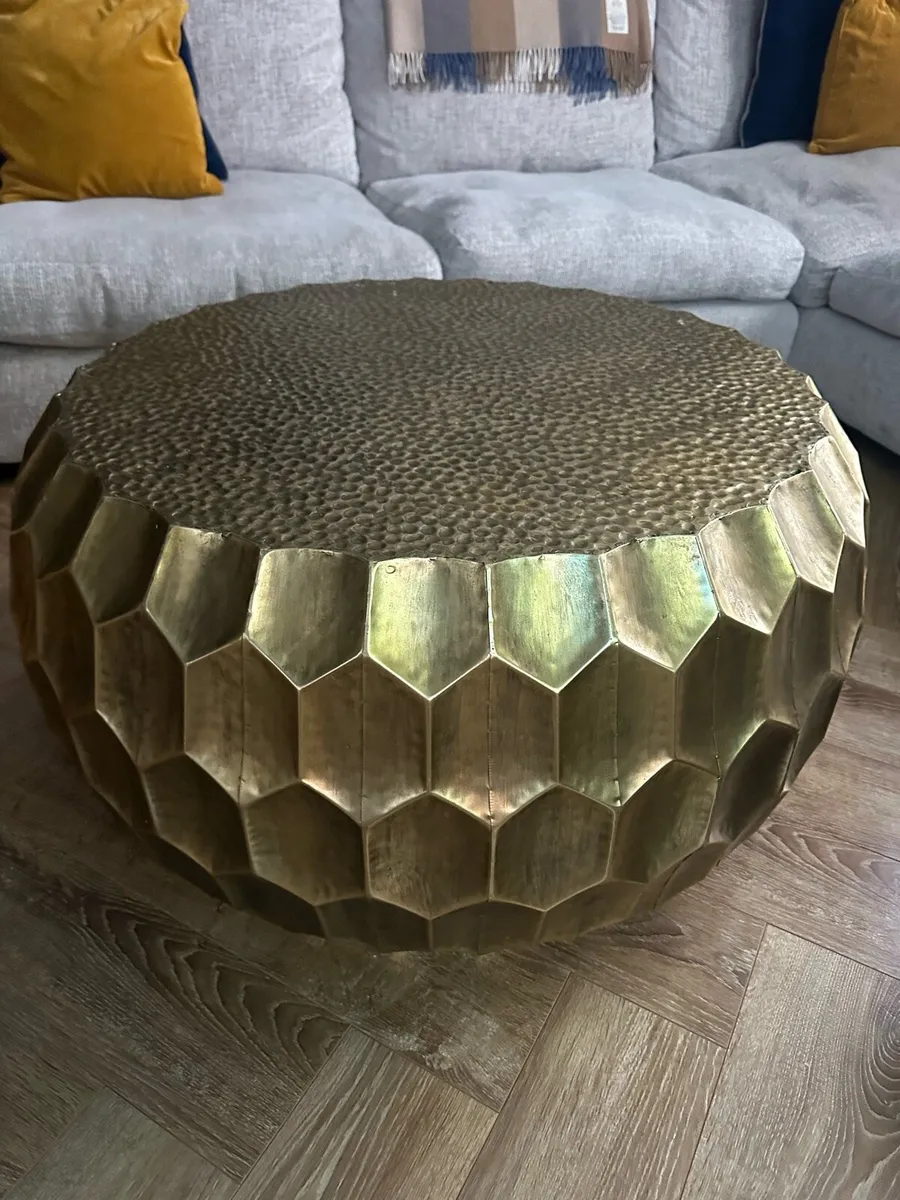 Gold coffee table - Image 3