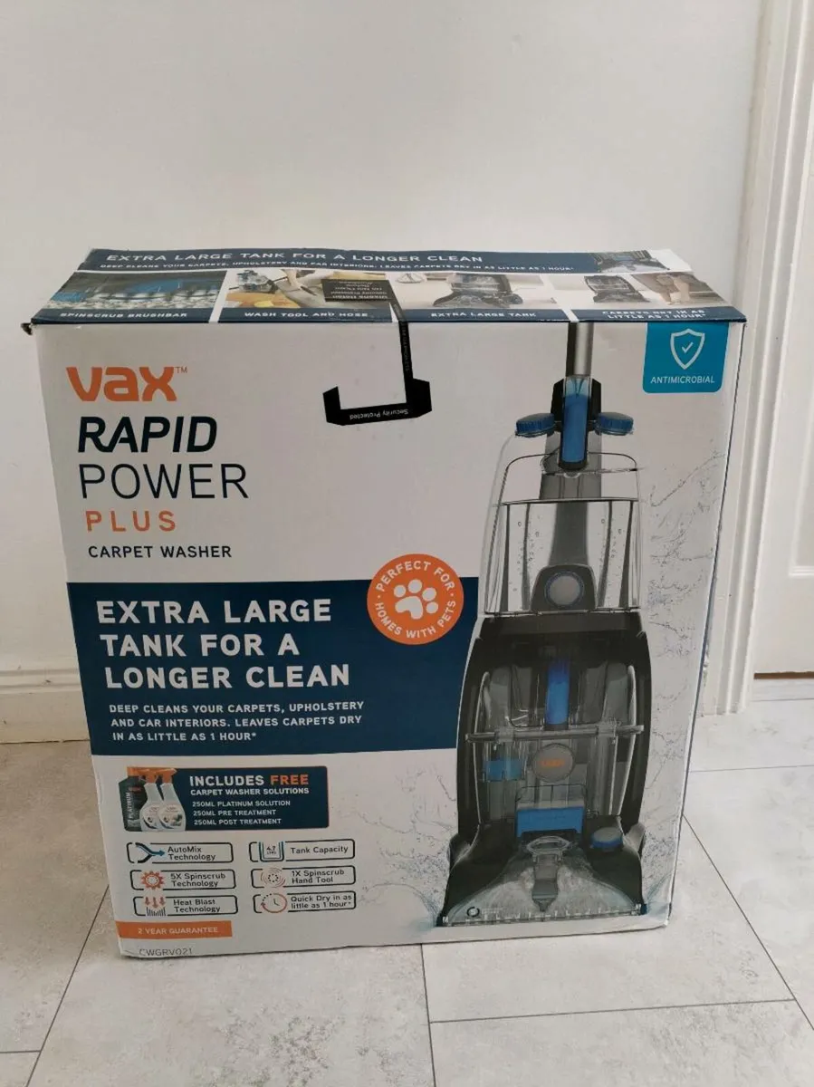 Vax rapid power plus carpet washer - Image 1